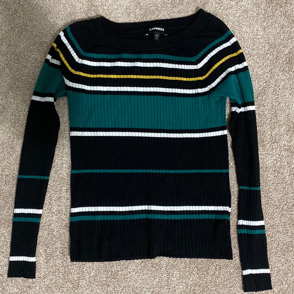 Express Ribbed Long Sleeve Shirt